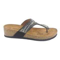CHALADA - Sandalias Mujer Negro Casual Fifo-2