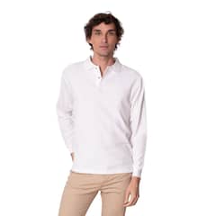 INDUSBORD - Polera Piqué Manga Larga Premium Hombre Uv50 Certificada