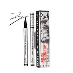 RUDE COSMETICS - Delineador Líquido Ojos Negro Police Eyeliner Bail Bond -Rude