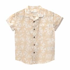BUBBLE GUMMERS - Camisa Niño Bubblegummers Palms Beige Teens