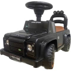 JUGUETON - Correpasillos Land Rover Luces y Sonidos Negro
