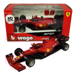 BBURAGO - Auto F1 Ferrari Sf-21 2021 #55 Carlos Sainz Caja Normal 1:43