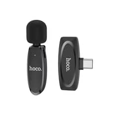 HOCO - Micrófono Inalámbrico Externo Tipo C Negro