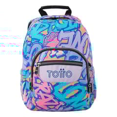 TOTTO - Mochila Notebook Escolar Niña Impermeable Eco003