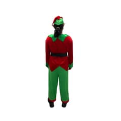 GENERICO - Disfraz Navidad Traje Elfo Hombre Adulto Navideño 180