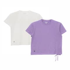 BUBBLE GUMMERS - Polera Manga Corta Niña Bubblegummers Tulipan Lila Teens