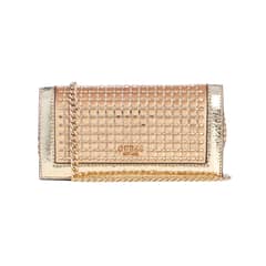GUESS - Mini Cartera Gilded Glamour Xbody Clutch Dorado