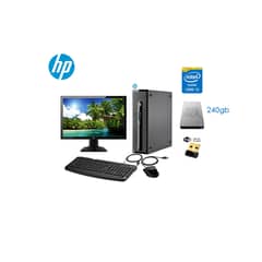 HP - Computador Prodesk 400 G1, Intel Core i5, 8gb SSD 240, Monitor 19 pulgadas