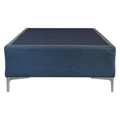 BLOCCARE - Base Cama 1,5P Box 30 / Patas Metalicas 15 / Largo 190 cm (C/Refuerzo)