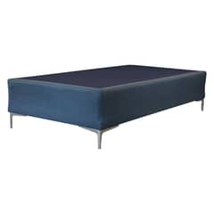 BLOCCARE - Base Cama 1,5P Box 30 / Patas Metalicas 15 / Largo 200 cm (C/Refuerzo)