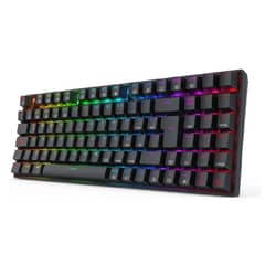 REDRAGON - Teclado Gamer Ziggs K669-RGB Red Switch Español Negro