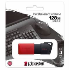 KINGSTON - Pendrive 128 GB - DataTraveler Exodia M - USB 3.0
