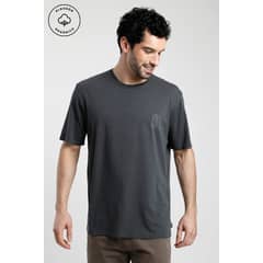 FROENS - Polera Manga Corta Hombre Forest Grafito