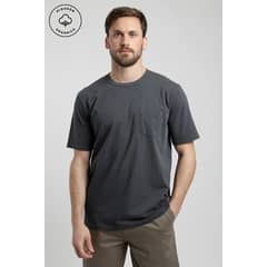 FROENS - Polera Manga Corta Hombre Bolsillo Grafito