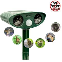 MERCADO CBF - Repelente Gatos Perros Ahuyentador Plaga Ultrasonico Solar
