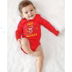 GENERICO - PILUCHOS BODY DE BEBE FELIZ NAVIDAD DUENDE