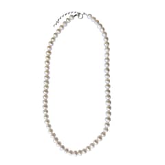 ANDREA COGGIOLA JOYAS - Collar Perla de Río Alba Plata Fina 925