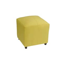 BILDUN - Pouf Tela Felpa Color Ocre