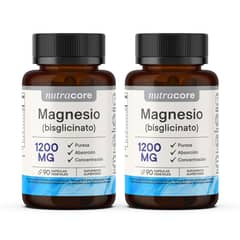 NUTRACORE - Bisglicinato de Magnesio 180 Cápsulas 1200mg
