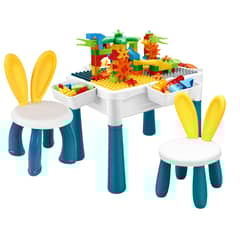 GENERICO - Mesa Infantil Bloques De Construccion Tipo Lego Bloques Niño