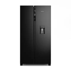 FENSA - Refrigerador 525L No Frost Side By Side Inverter Dispensador de Agua SFX530B Negro