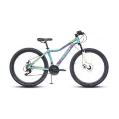 BEST - Bicicleta Dama Aro 27.5 Mtb Aluminio 21v Freno De Disco