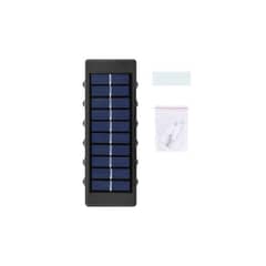 UNIVERSAL - Aplique De Pared Solar Fotocélula Luz Cálida 12 SMD