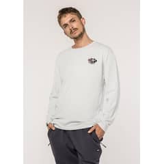 KAYA UNITE - Polera Hombre Manga Larga Organic Cotton Huemul Lt Blue