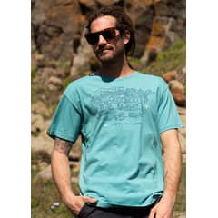 KAYA UNITE - Polera Hombre Bone Turquoise