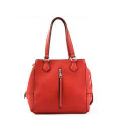 ZIOL - Cartera dos asas tres divisiones grande samira rojo
