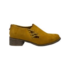 PAND G - Zapato Amarillo Gamuza Mujer