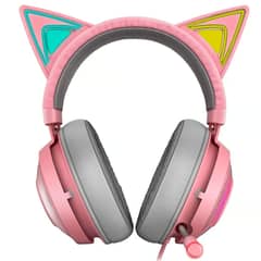 RAZER - Audífonos Gamer Kraken Kitty Rosa