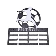 GENERICO - Medallero Porta Medallas de Futbol - Negro
