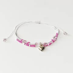 HECHO A MANO - Pulsera Ajustable Artesanal Atraer El Amor Arcángel Chamuel