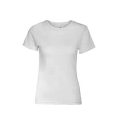 COTTONEXT - POLERA BLANCA PARA ESTAMPADO POR SUBLIMACION ADULTO MUJER POLIESTER
