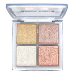 NEWKYLIE - Paleta Iluminador 4 Tonos En Polvo Glow Maquillaje Highlight