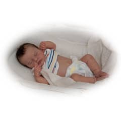 LIANYUN - Muñeca bebe reborn vinilo de silicona juguetes para 50CM