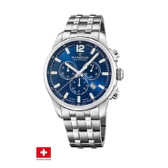 CANDINO - Reloj C4744/2 Swiss Azul Hombre Couple Classic