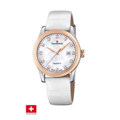 CANDINO - Reloj C4737/1 Swiss Blanco Mujer Couples Classic