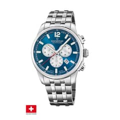 CANDINO - Reloj C4744/5 Swiss Azul Hombre Couple Classic
