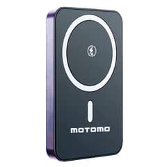 MOTOMO - PoweBank MagSafe Compatible Con iPhone Con 10.000 Mah Lila