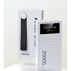 GENERICO - Batería Portátil de 20000 Mah Carga Rápida
