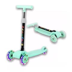 GENERICO - Scooter Con Luces Para Niños Verde