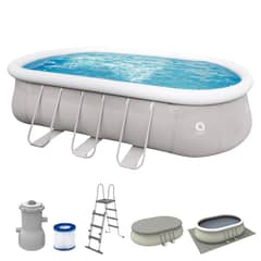 AVENLI - Piscina Estructural Ovalada con Accesorios 17023EU