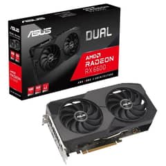 ASUS - Tarjeta de Video - DUAL-RX6600-8G-V2 - 8 GB GDDR6 (128 bit)