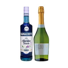RAMAZZOTTI - Licor Violetto + Espumantes Milano Brut 750cc