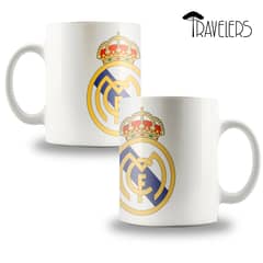 GENERICO - Tazón Cerámico Blanco Real Madrid