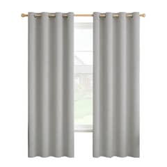 CASATUA - Cortina 100% Blackout Engomada Termica Set de 2 - Crema