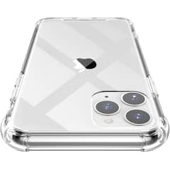 GENERICO - Carcasa Para iPhone 11 Pro Max Transparente Reforzada