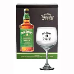 JACK DANIELS - Whiskey Apple 750cc + Copa de Regalo